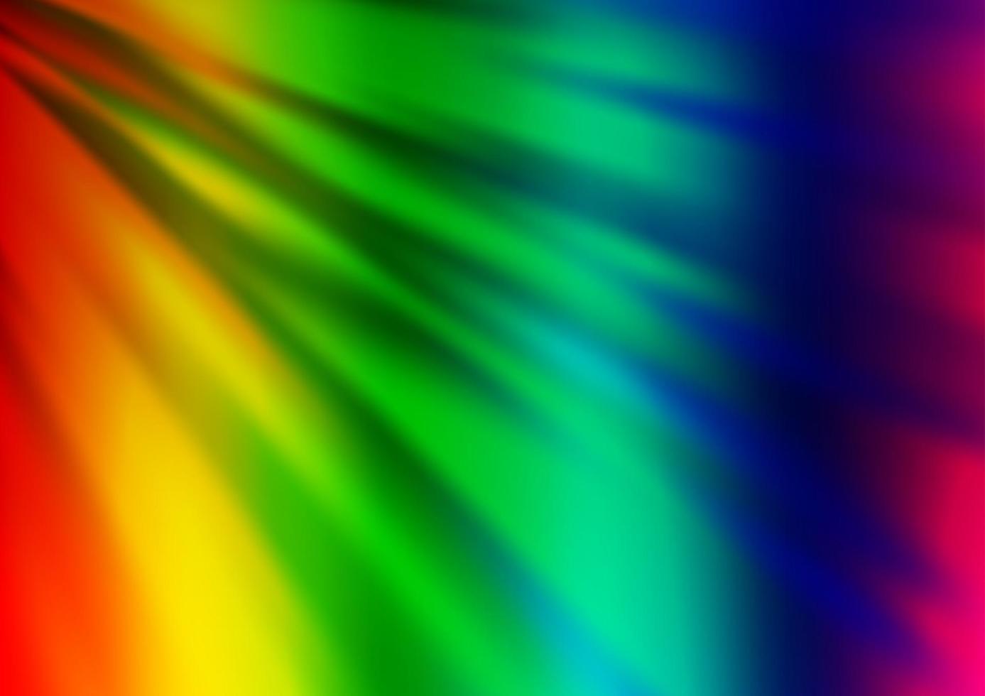 luz multicolor, arco iris vector abstracto plantilla borrosa.