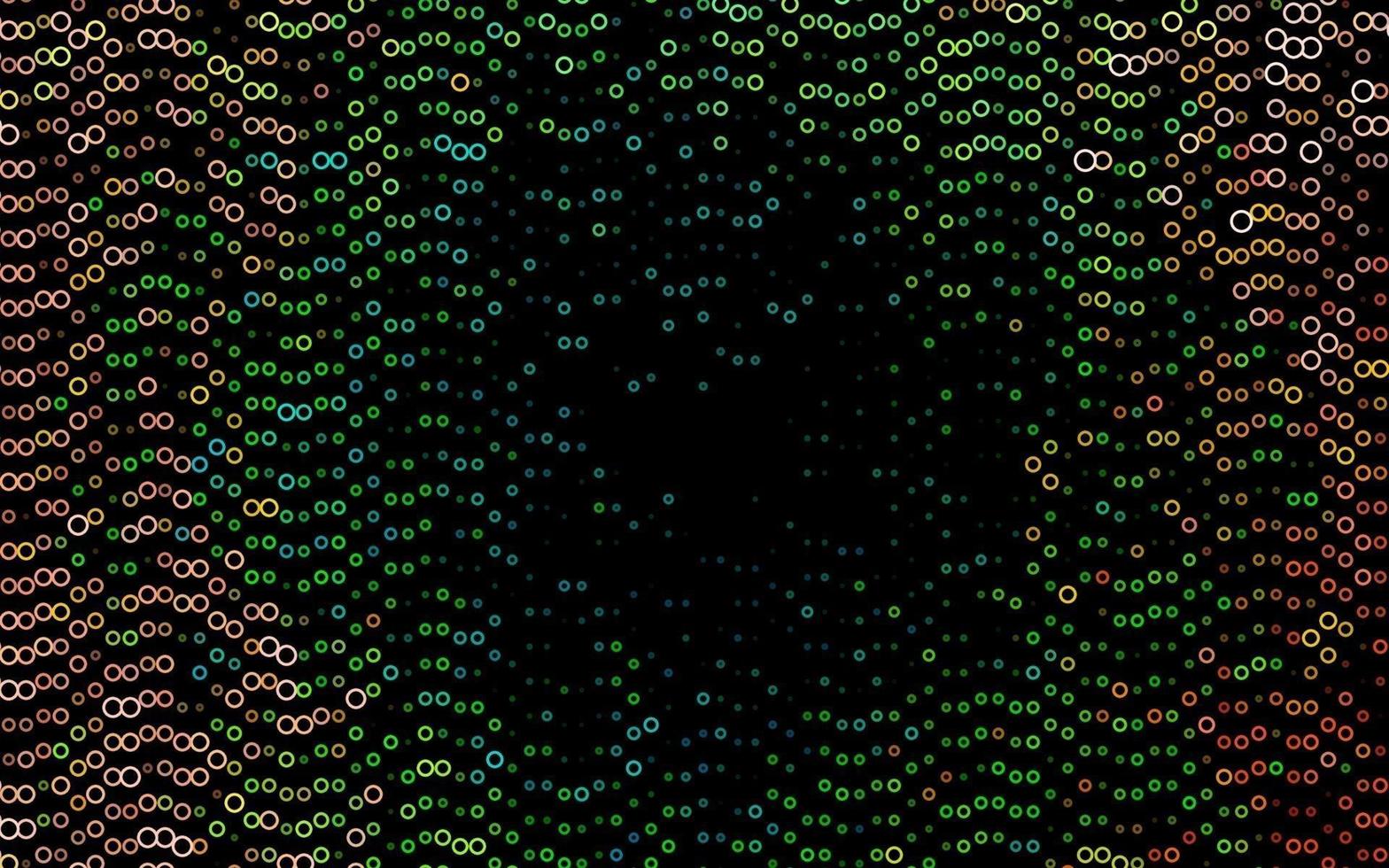 Light Multicolor, Rainbow vector texture with disks.