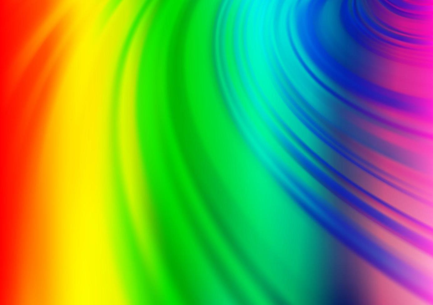 Light Multicolor, Rainbow vector blurred and colored template.