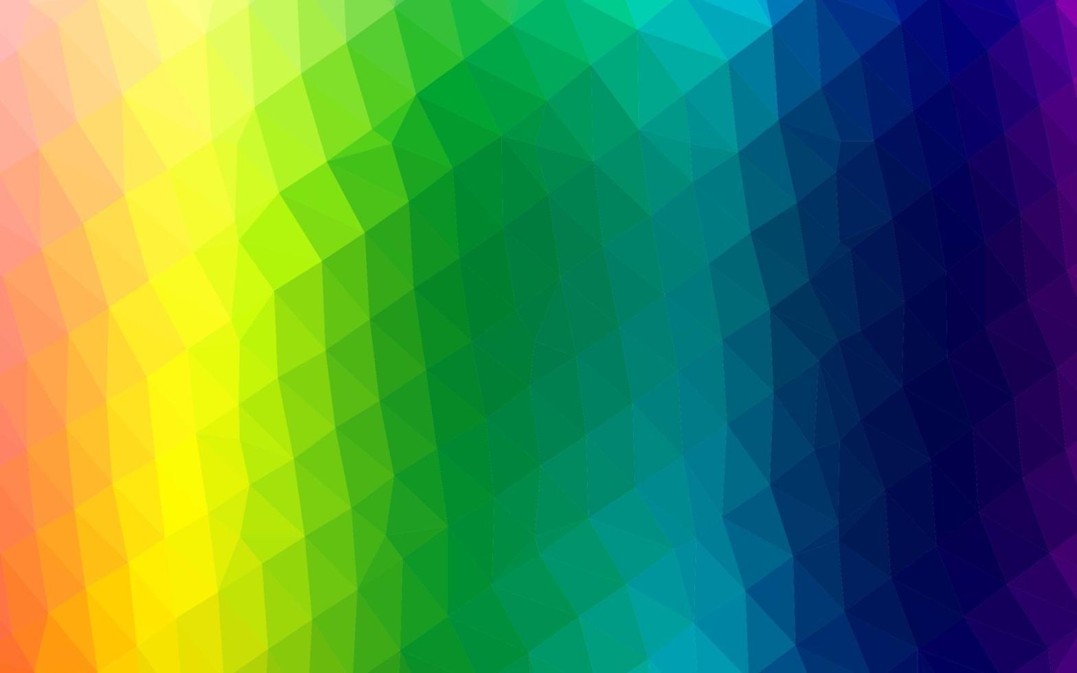 Light Multicolor, Rainbow vector abstract mosaic background.