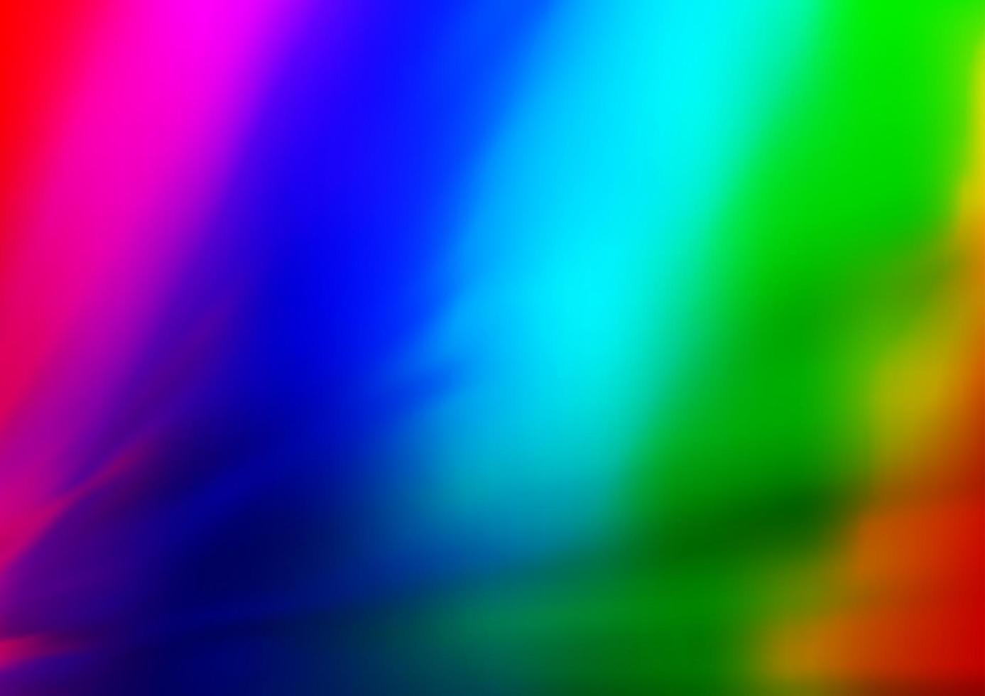 multicolor claro, patrón de desenfoque de vector de arco iris.
