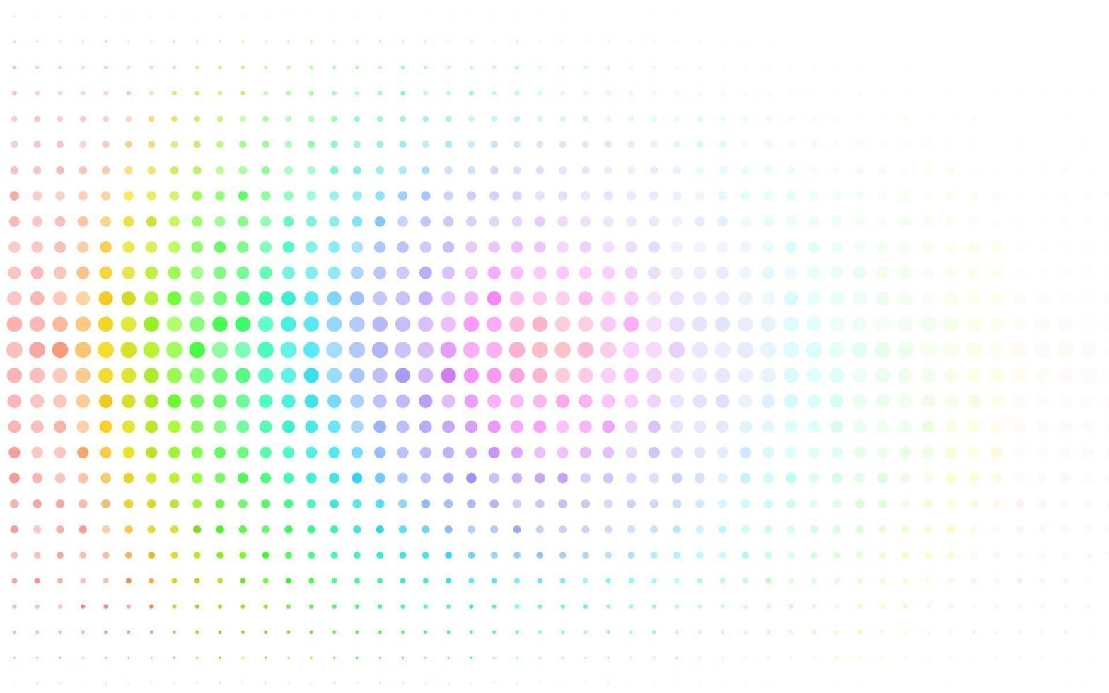Light Multicolor, Rainbow vector template with circles.