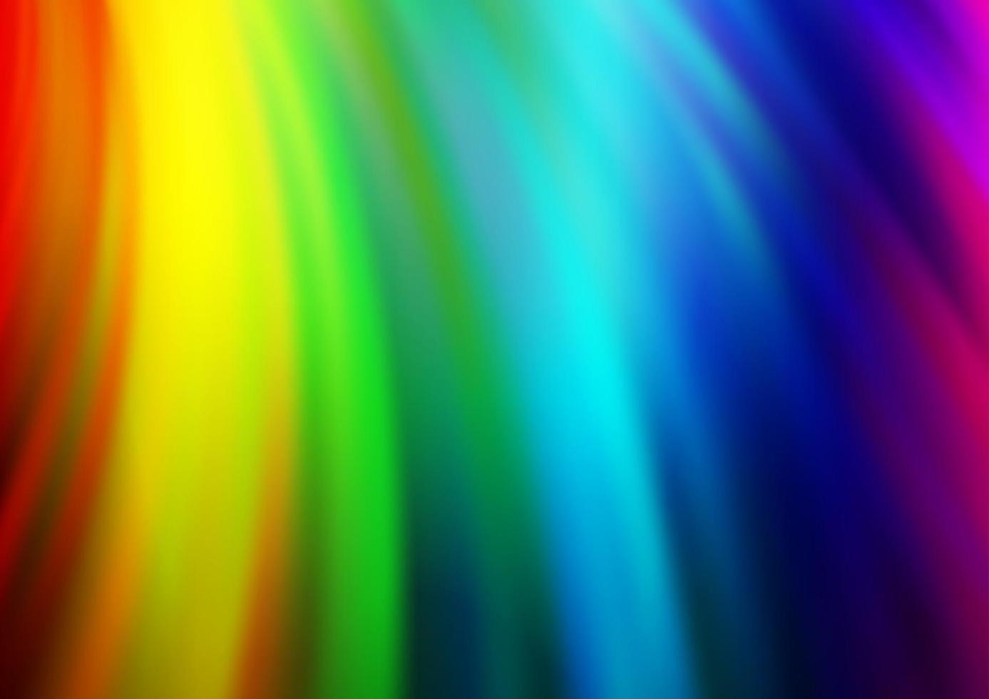 Light Multicolor, Rainbow vector pattern with liquid shapes.