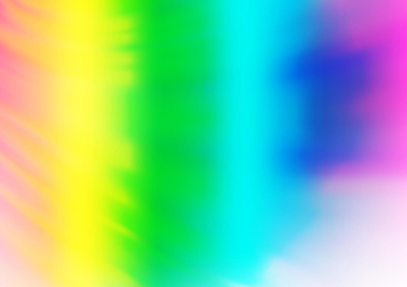 Light Multicolor, Rainbow vector blurred shine abstract background.