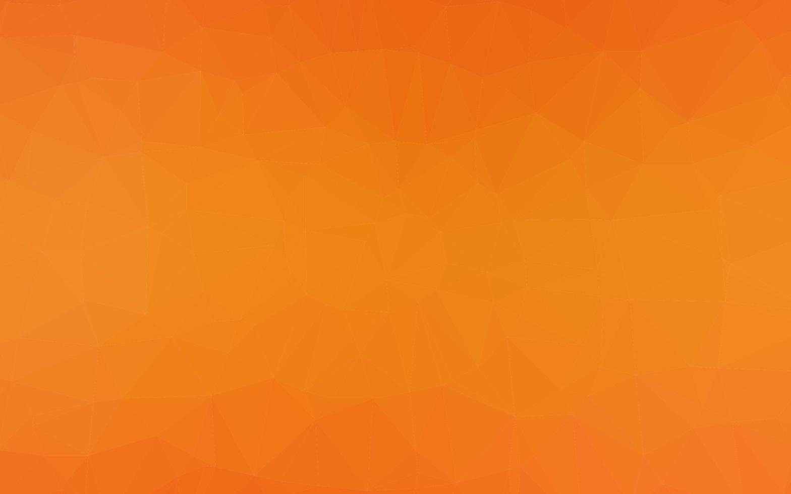 Light Orange vector polygon abstract background.