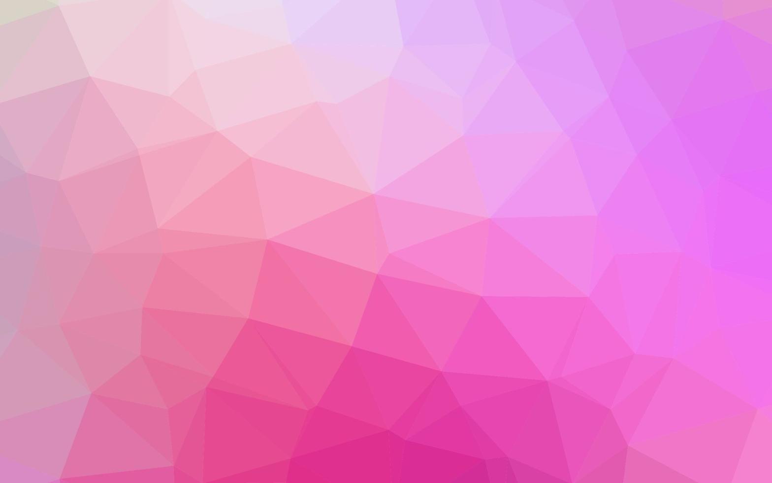 Light Pink vector polygon abstract background.