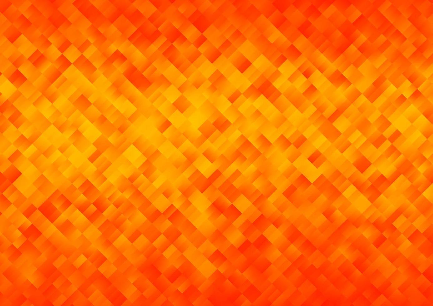 Light Orange vector template with crystals, rectangles.