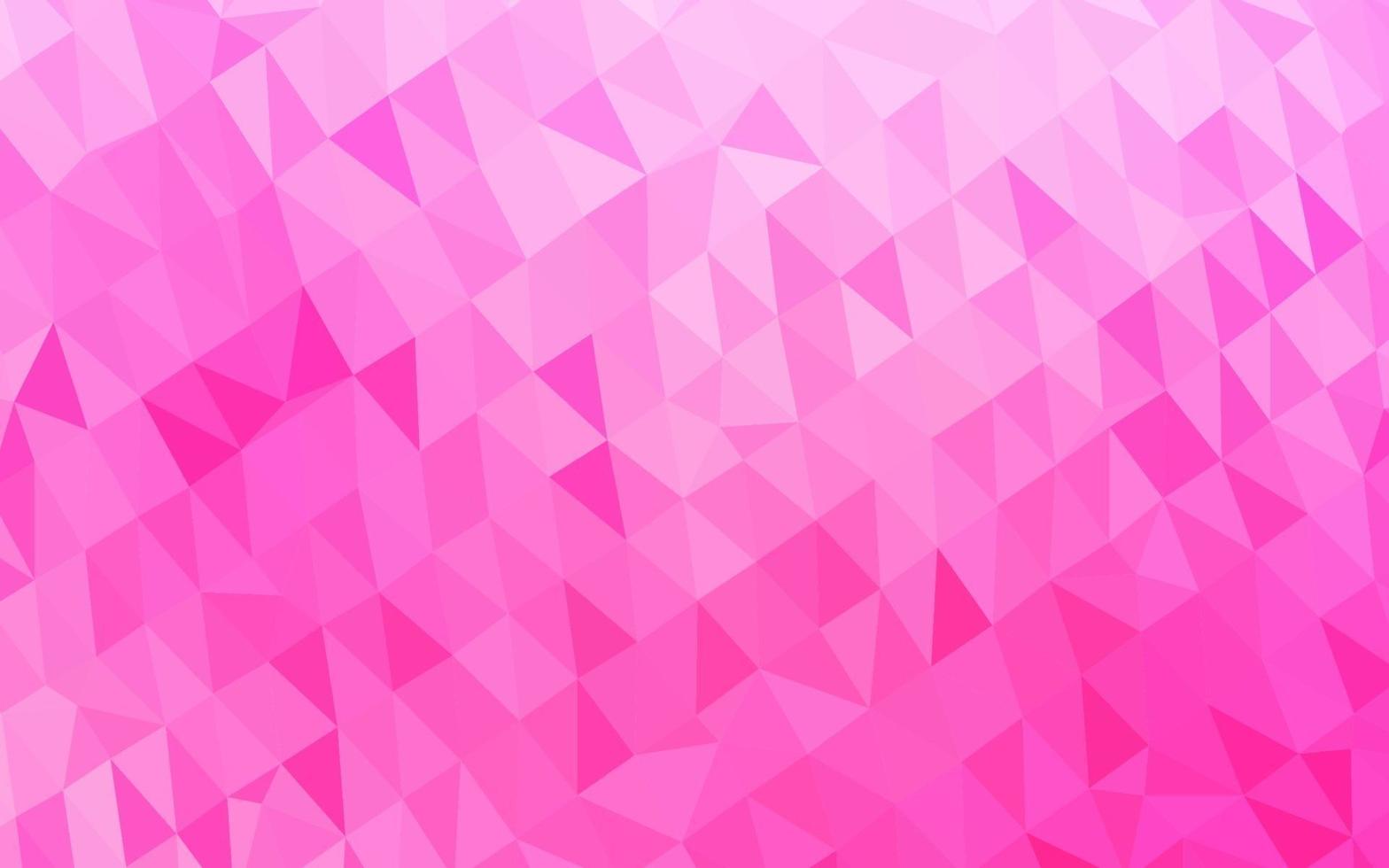 Light Pink vector low poly layout.