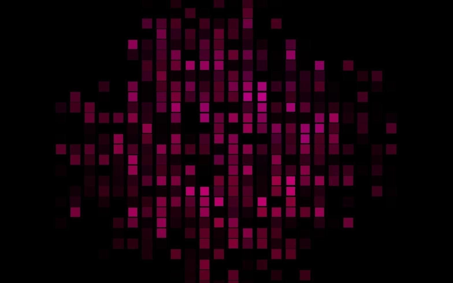Dark Pink vector backdrop with rectangles, squares.