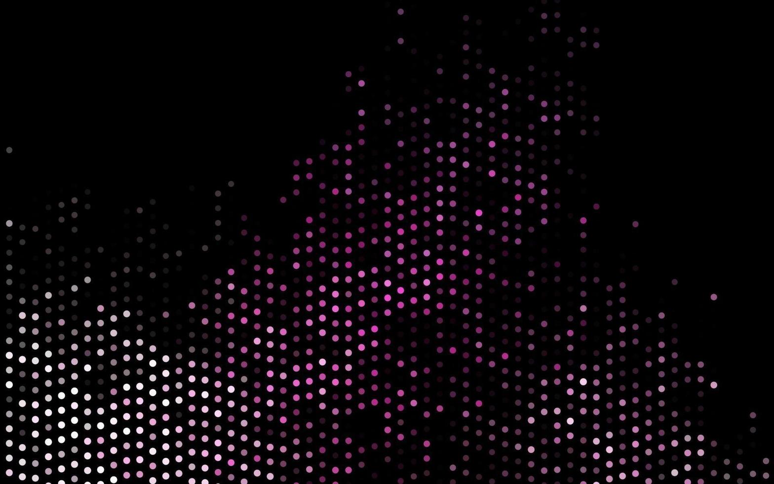 Dark Pink vector texture with disks.