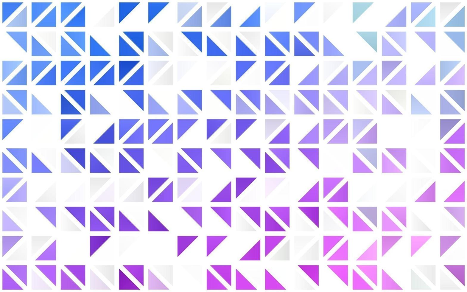 Light Pink, Blue vector seamless texture in triangular style.