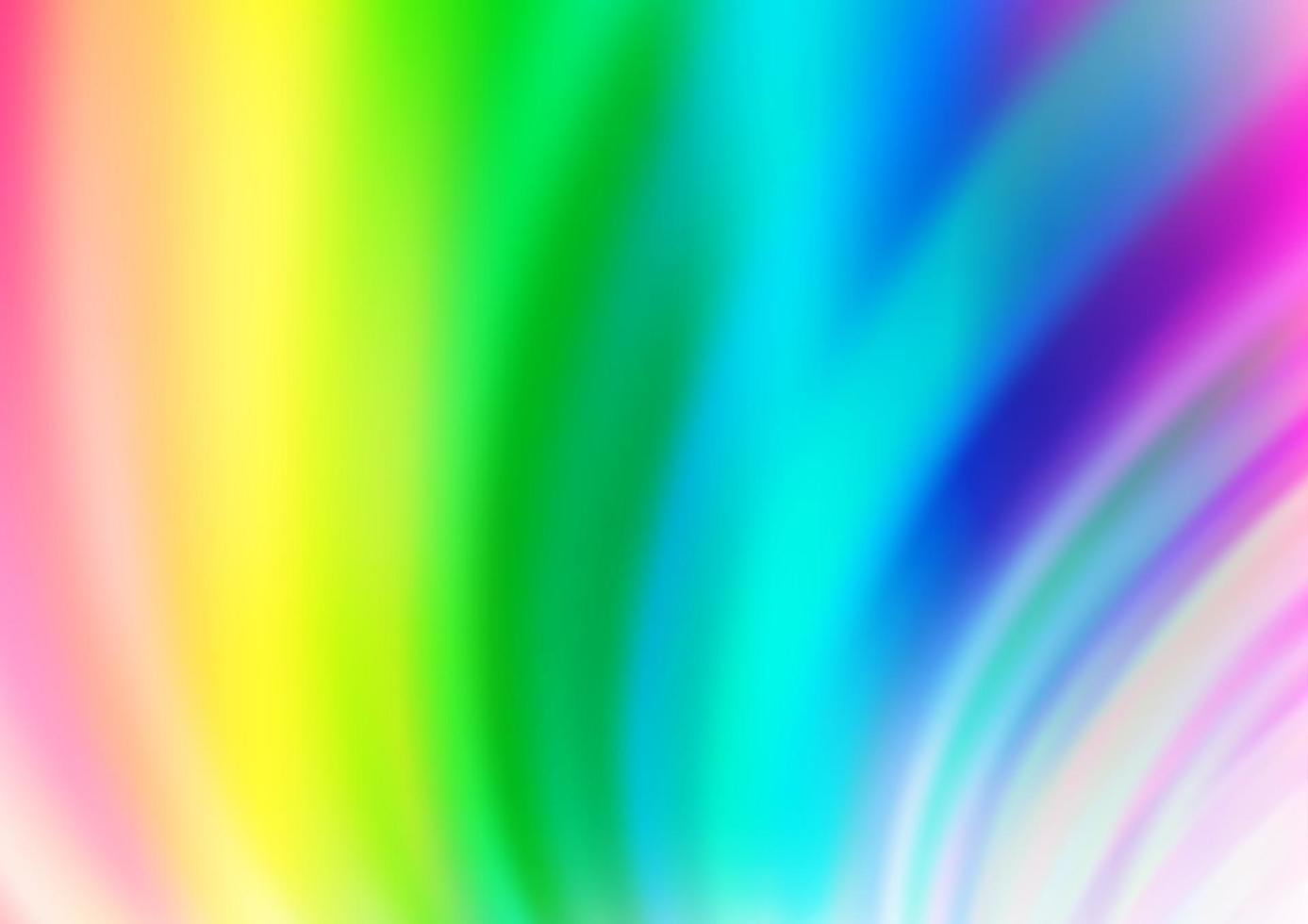 Light Multicolor, Rainbow vector backdrop with bent lines.