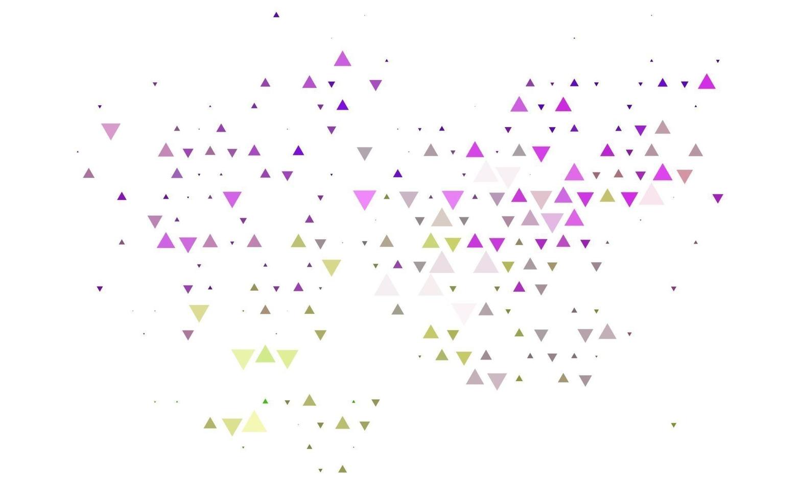 Light Pink, Green vector pattern in polygonal style.
