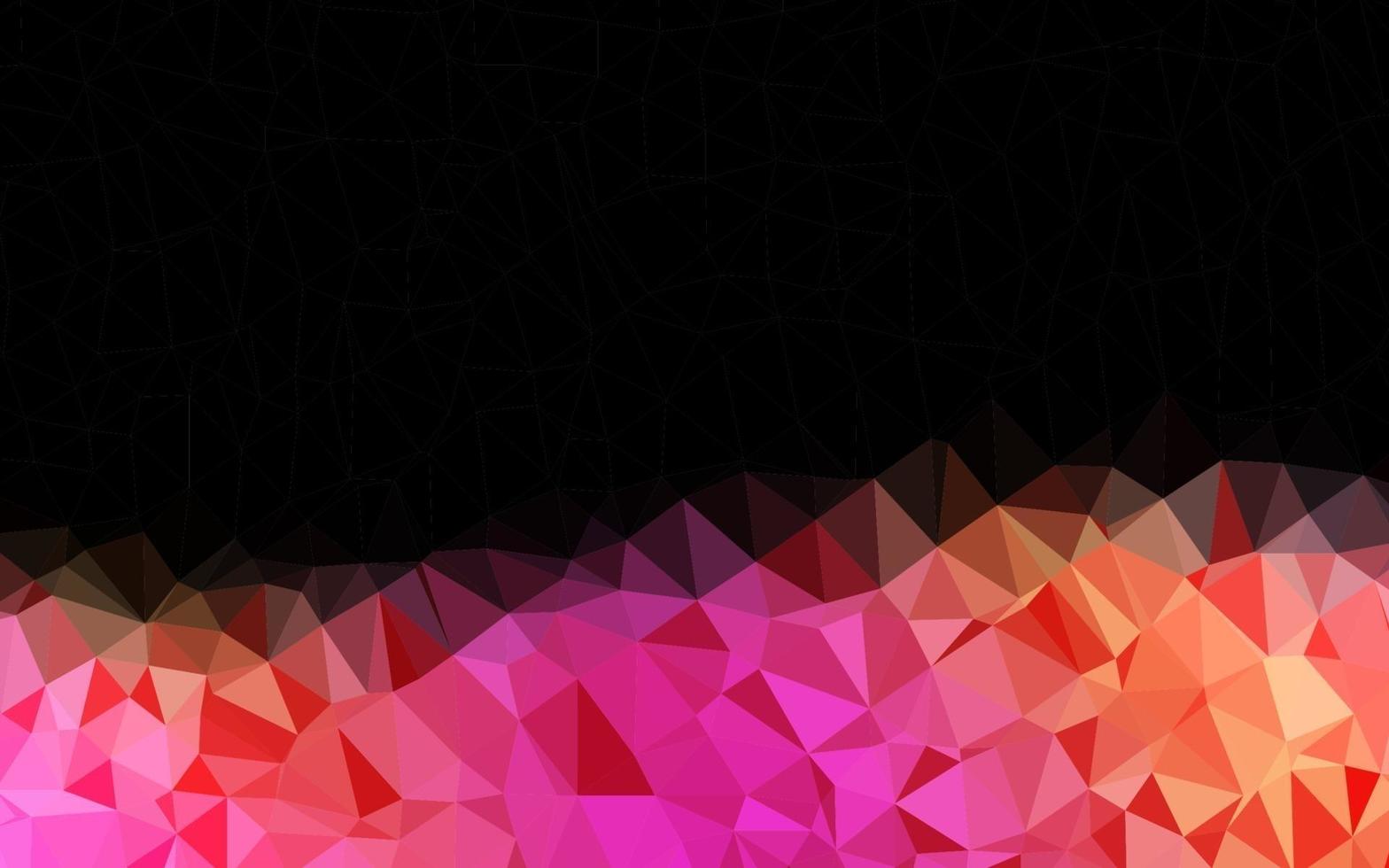 Light Pink, Yellow vector blurry triangle pattern.