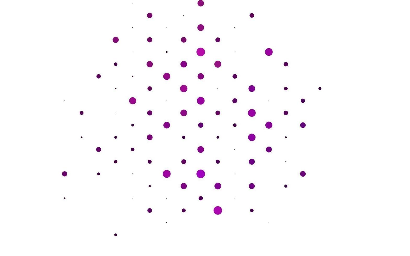 Light Purple vector background with bubbles.