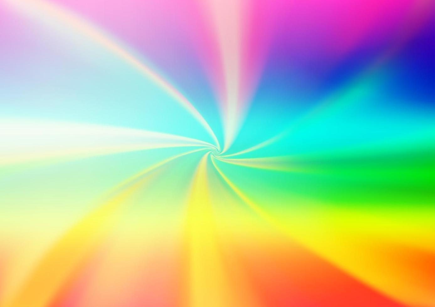 Light Multicolor, Rainbow vector blurred bright background.