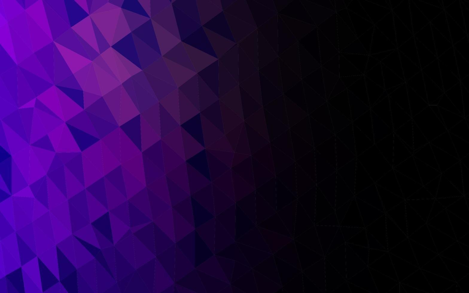Light Purple vector polygonal pattern.