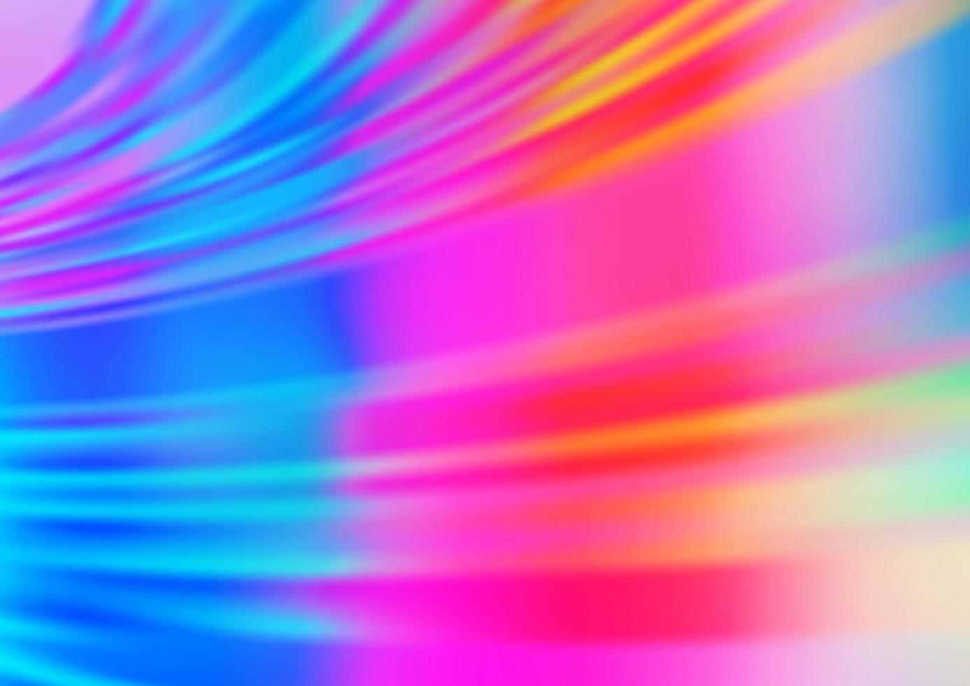 Light Multicolor, Rainbow vector blurred shine abstract background.