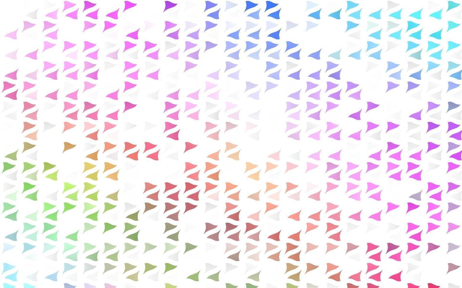 Light Multicolor, Rainbow vector cover in polygonal style.