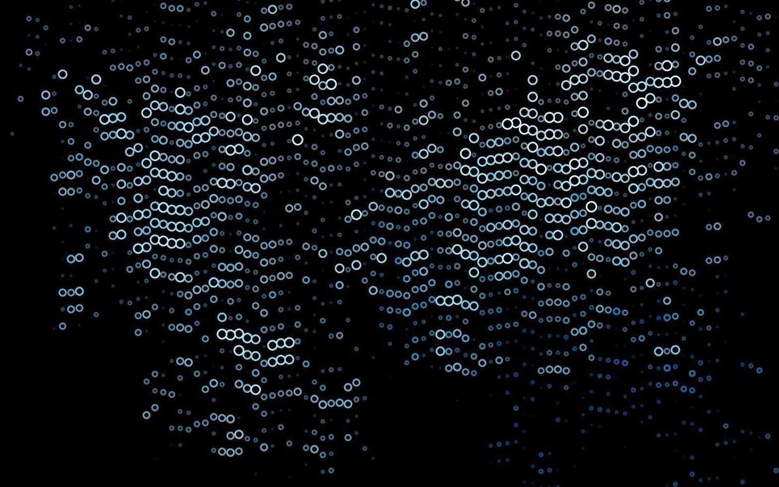 Light BLUE vector background with bubbles.
