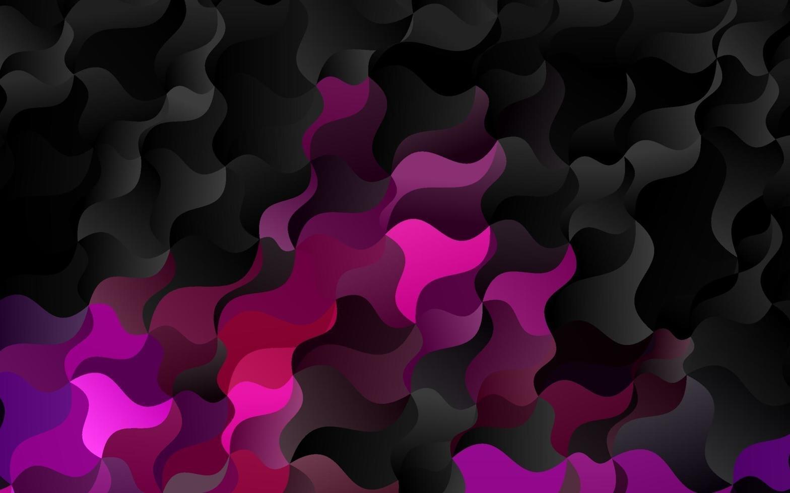 Light Purple vector background with liquid shapes.