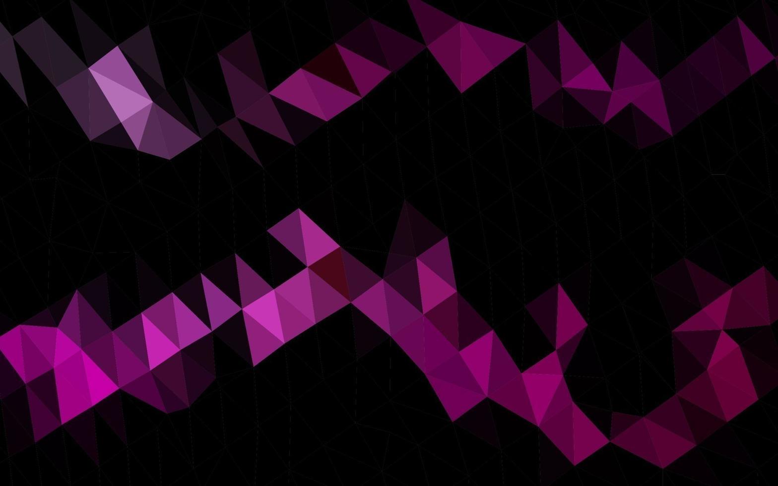 Light Purple vector polygonal background.