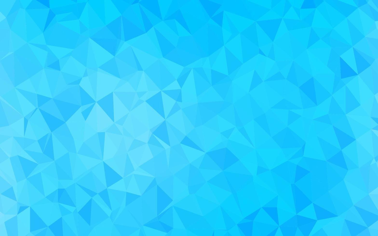 Light BLUE vector blurry triangle template.