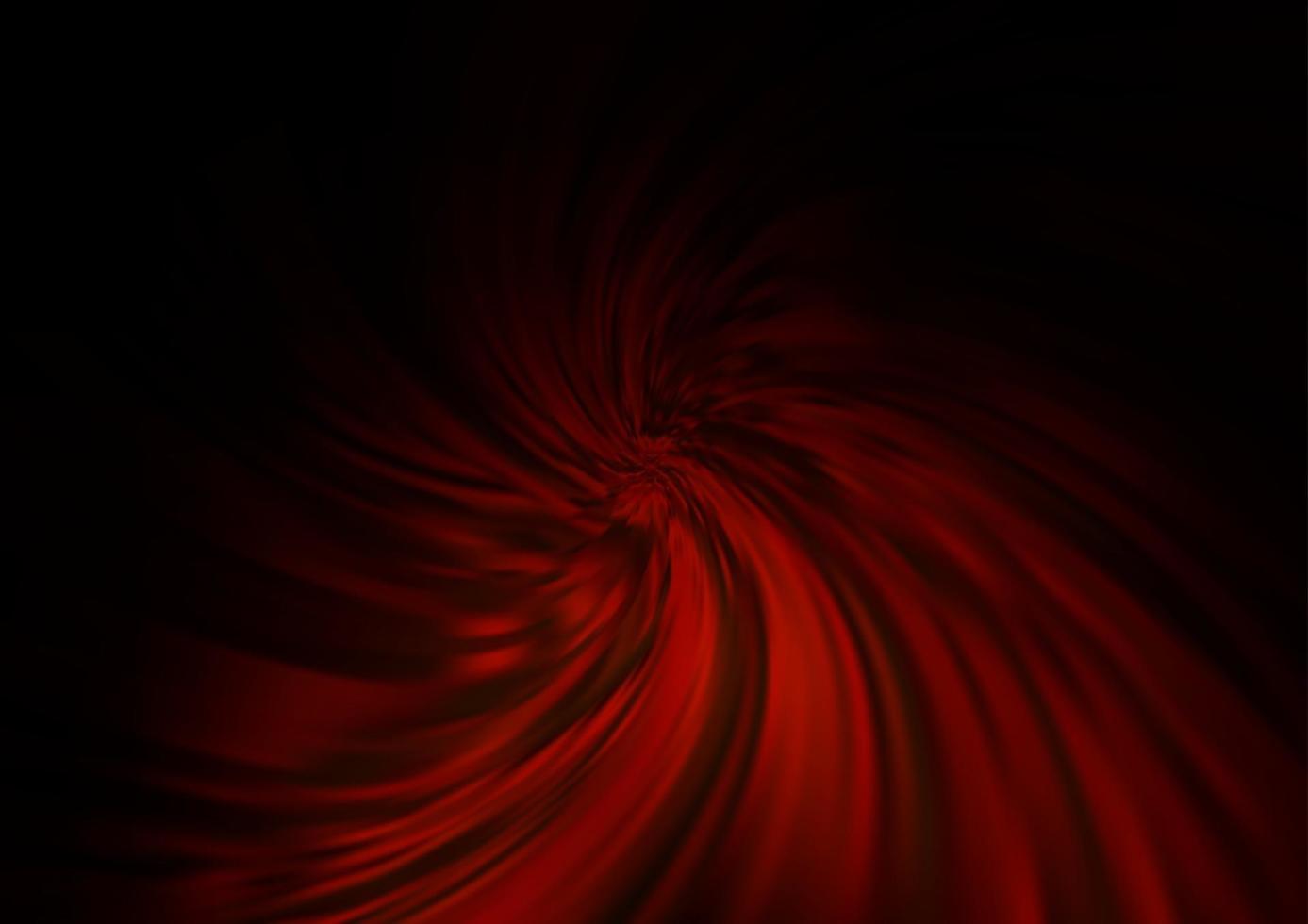 Dark Red vector background with curved circles.