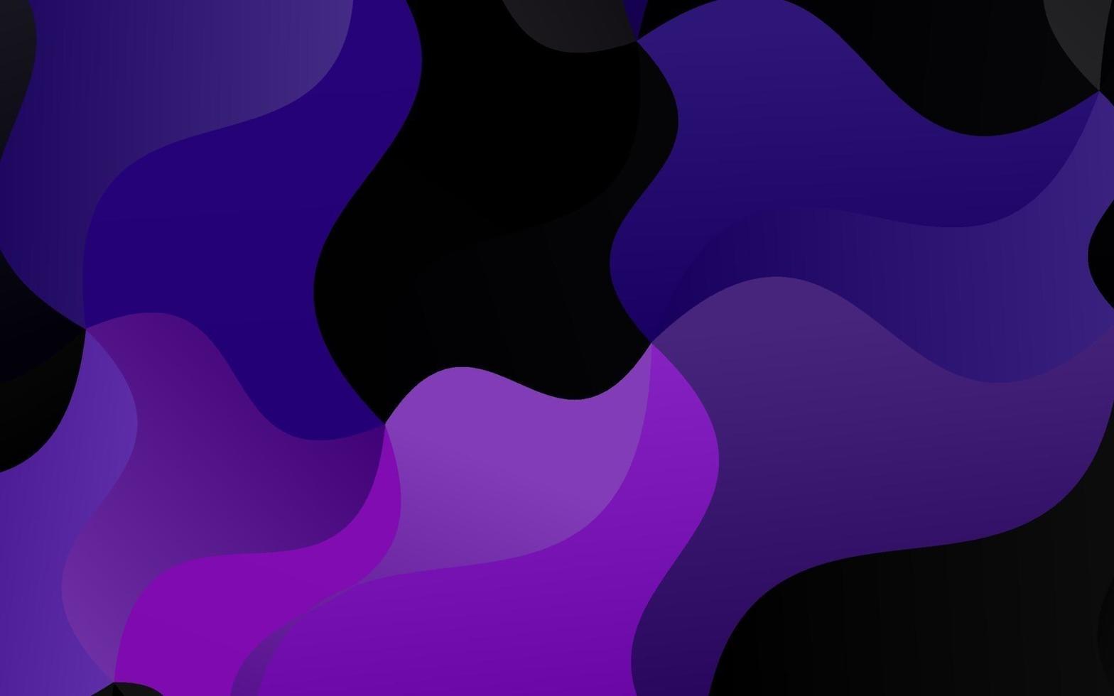 Light Purple vector template with bent ribbons.