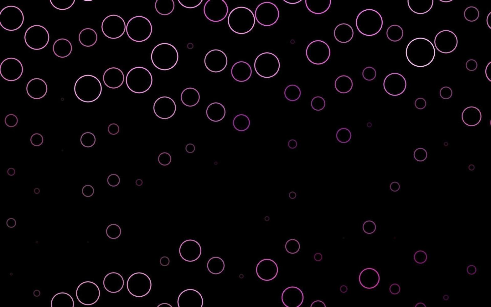 Light Purple vector background with bubbles.