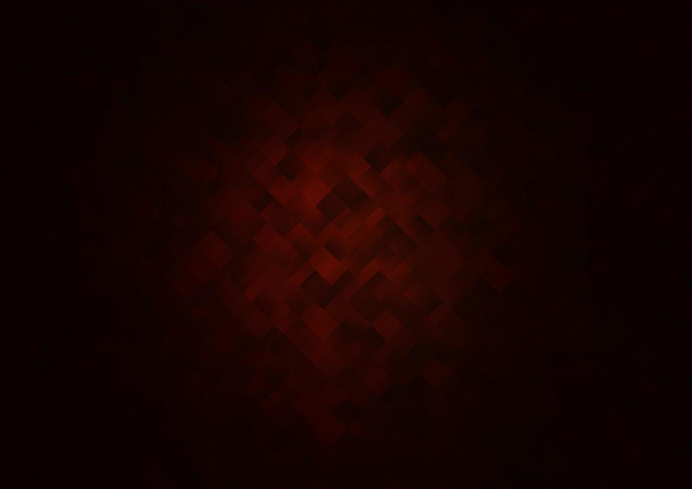 Dark Red vector backdrop with rectangles, squares.
