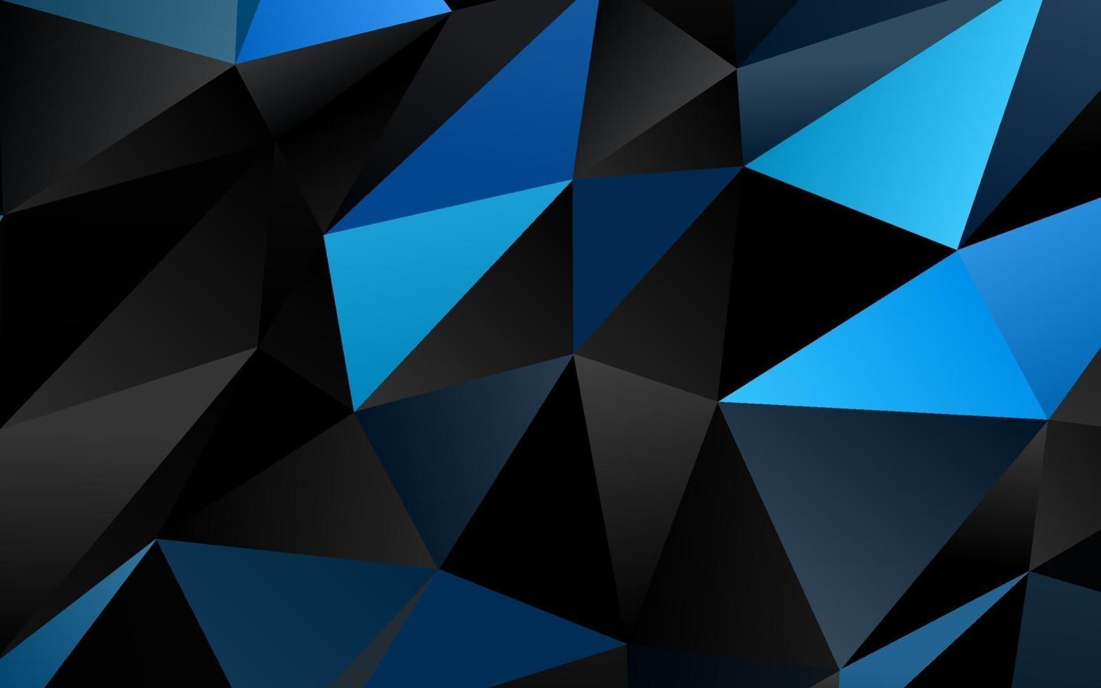 Light BLUE vector abstract polygonal layout.