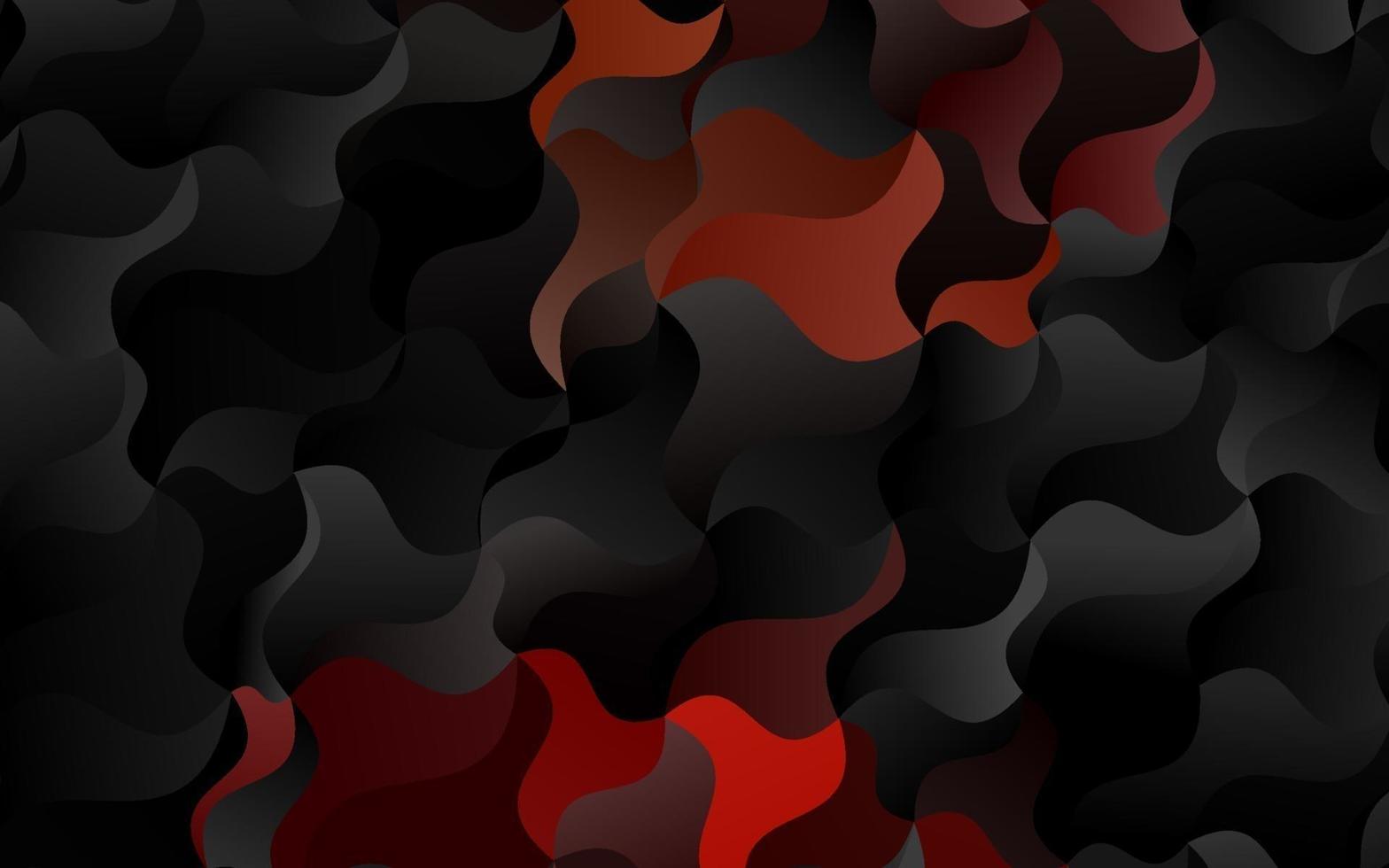 Dark Red vector pattern with lamp shapes.