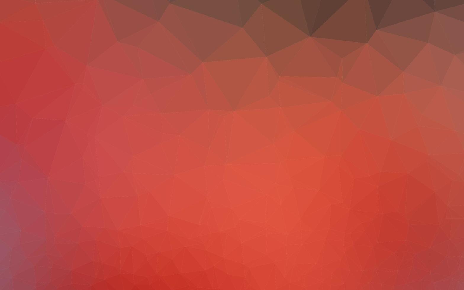 Light Red vector polygonal template.