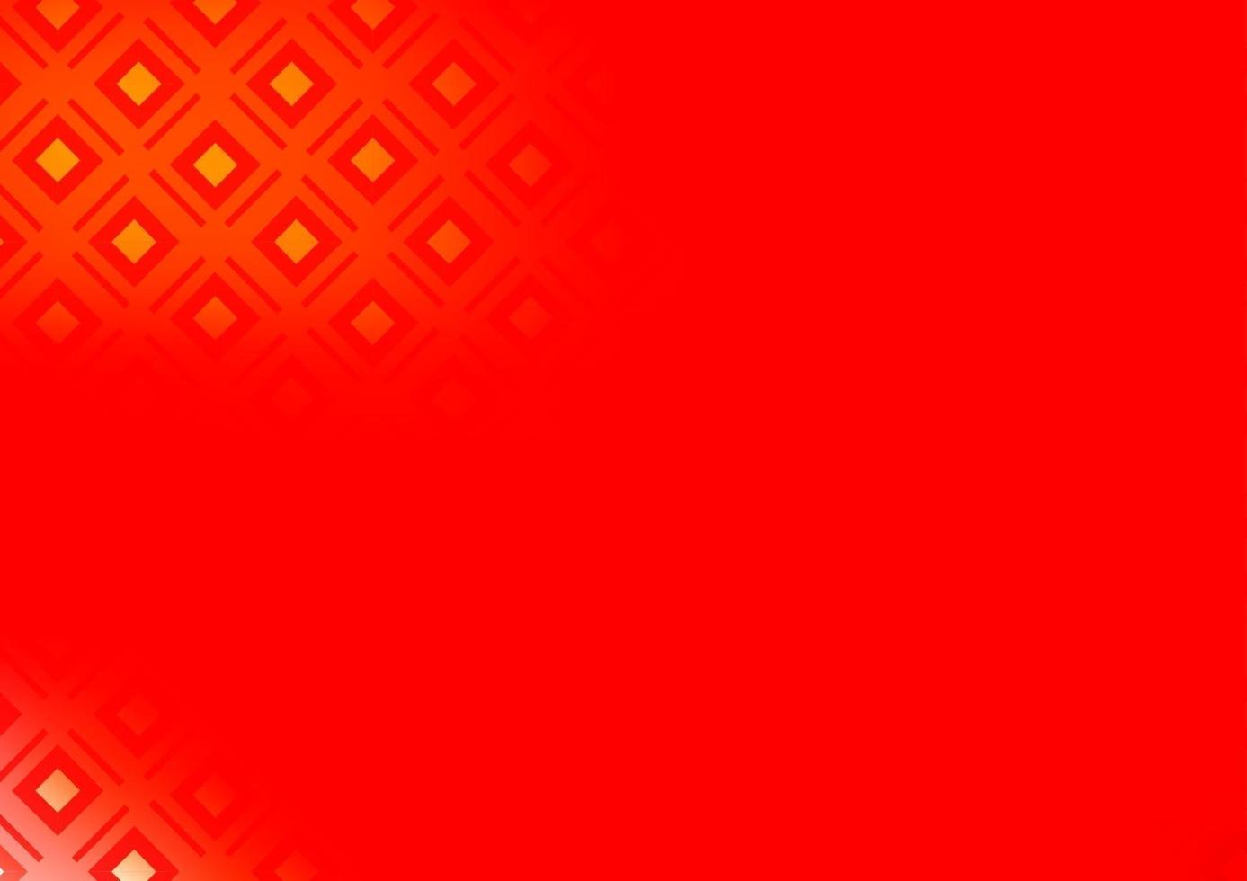 Light Red vector pattern with lines, rectangles.