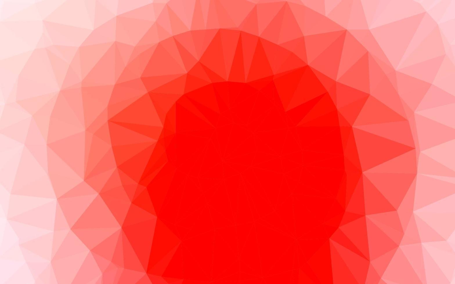 Light Red vector blurry triangle texture.