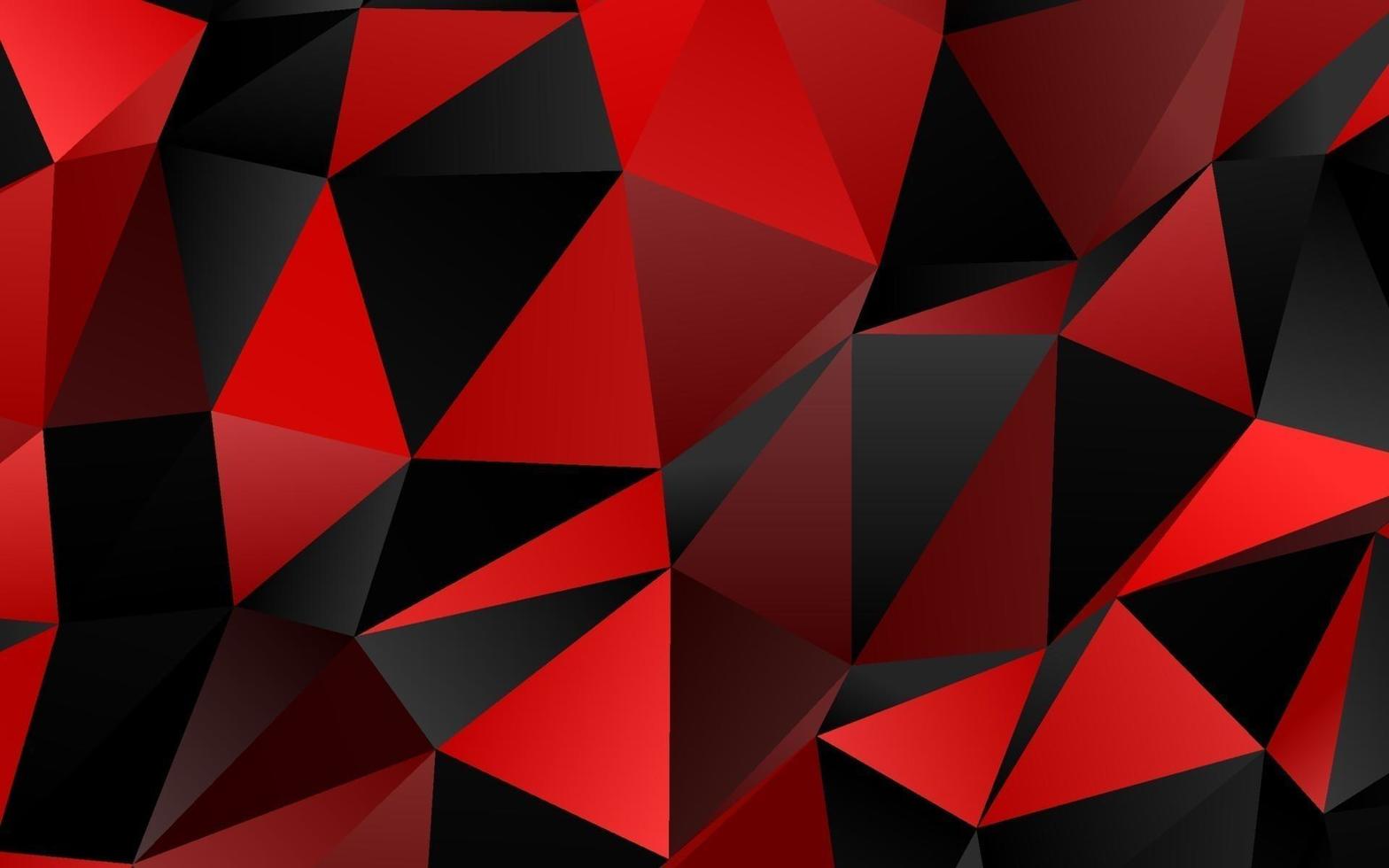 cubierta de mosaico de triángulo vector rojo claro.