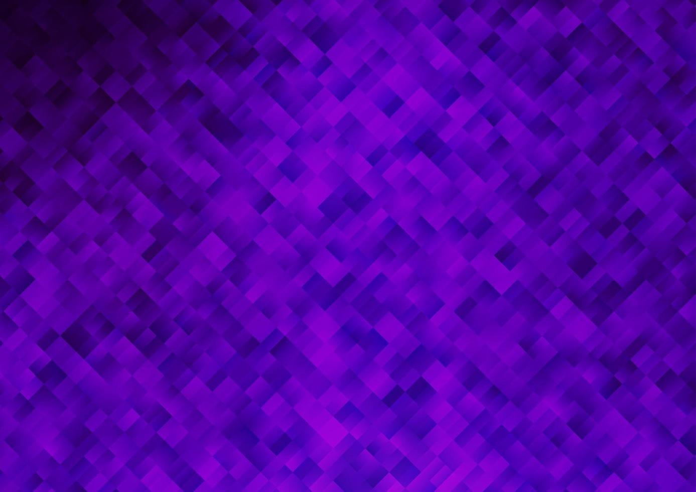 plantilla de vector púrpura claro con cristales, rectángulos.
