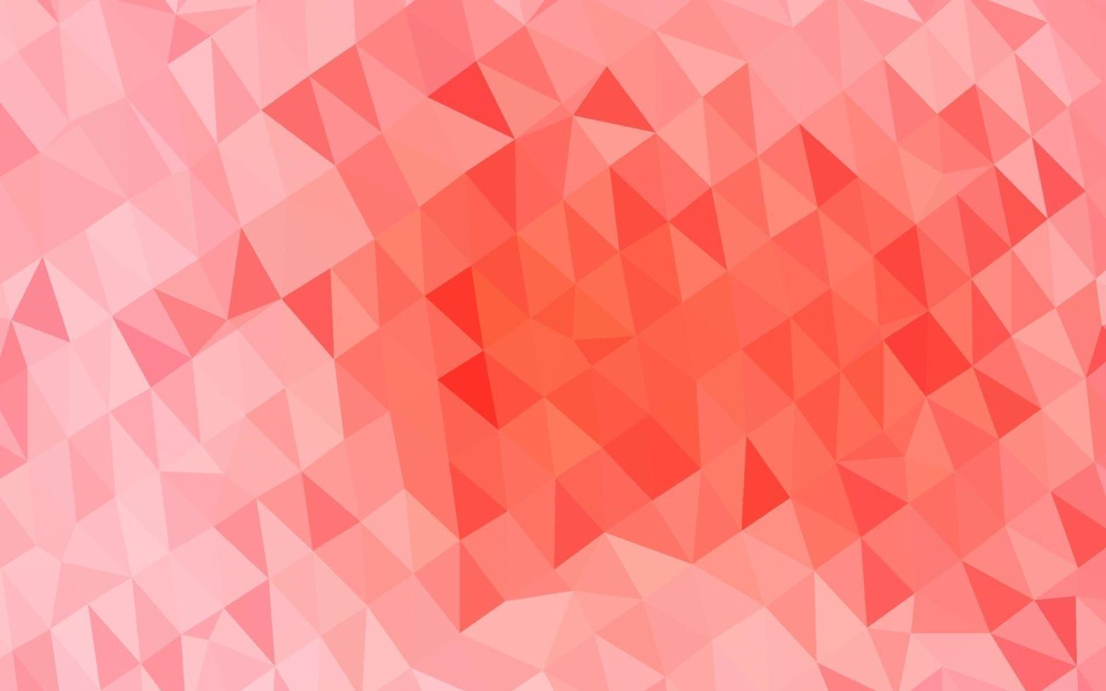 Light Red vector blurry triangle template.