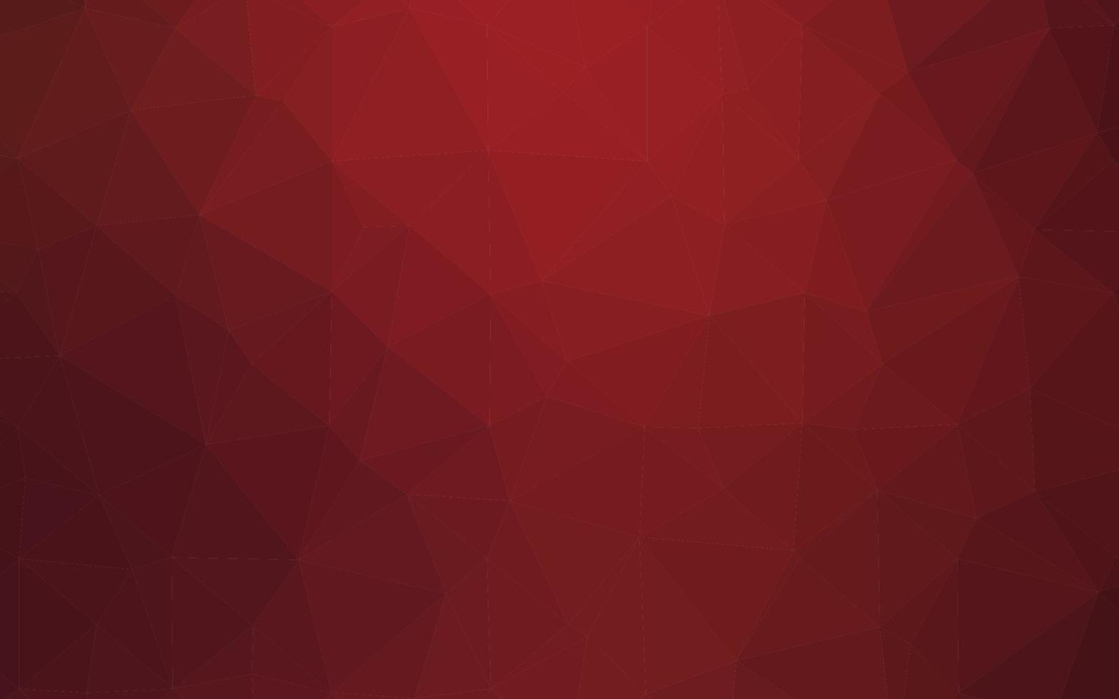 Light Red vector shining triangular background.