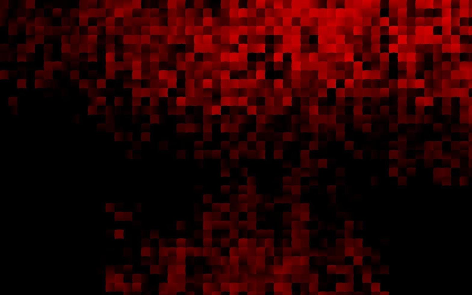 Dark Red vector backdrop with rectangles, squares.