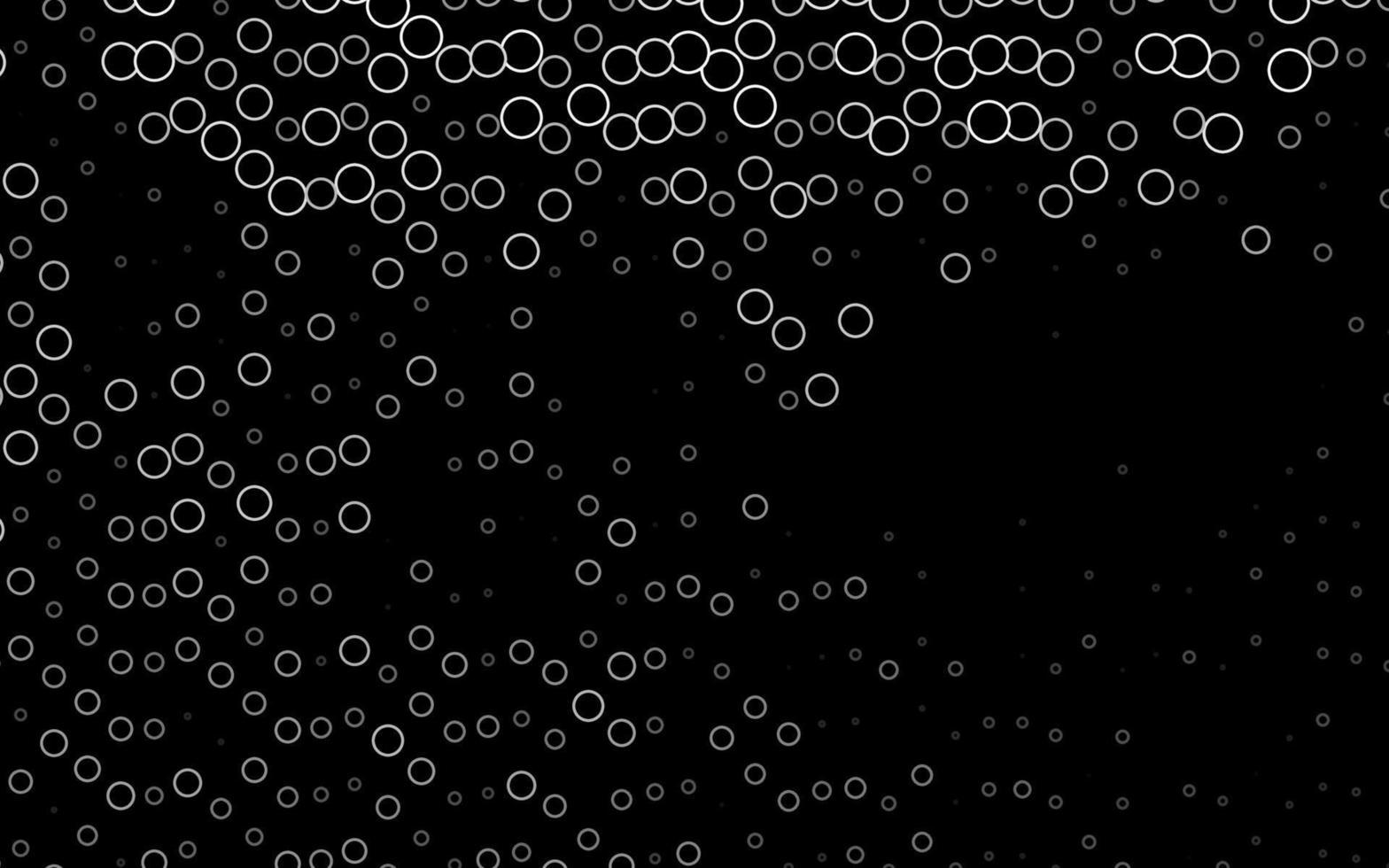 Dark Silver, Gray vector template with circles.