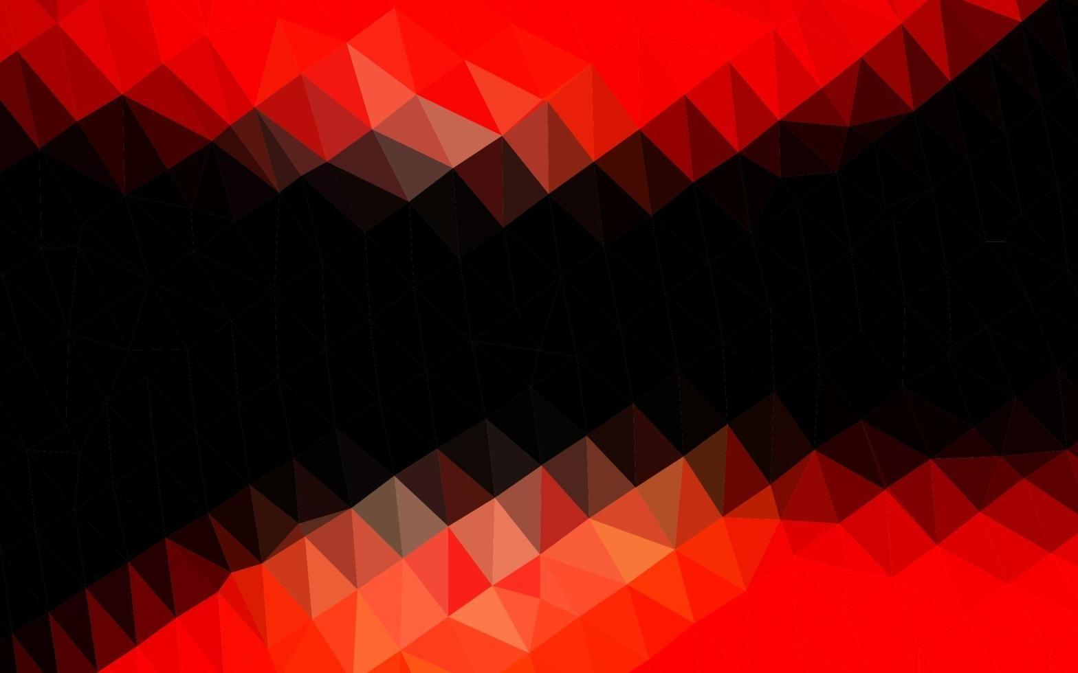 plantilla de triángulo borroso vector rojo claro.