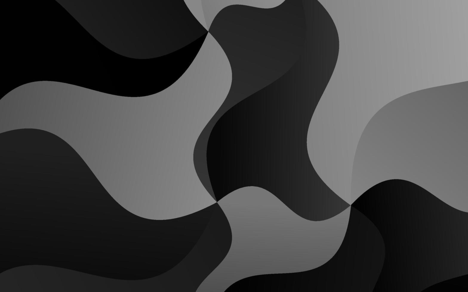 Dark Silver, Gray vector background with abstract lines.