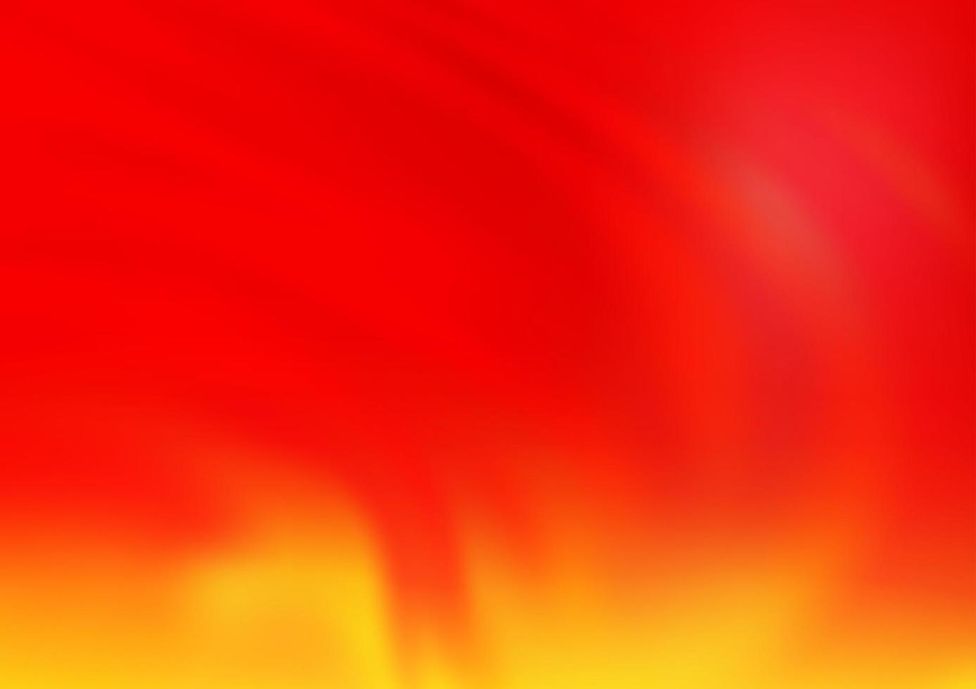 Light Red, Yellow vector blurred shine abstract template.