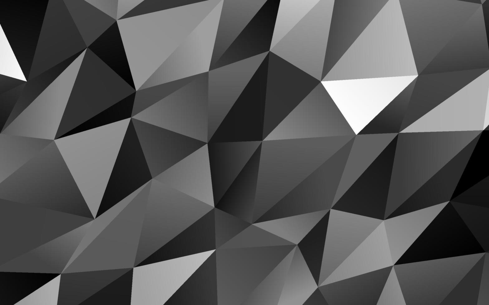 Dark Silver, Gray vector polygonal template.