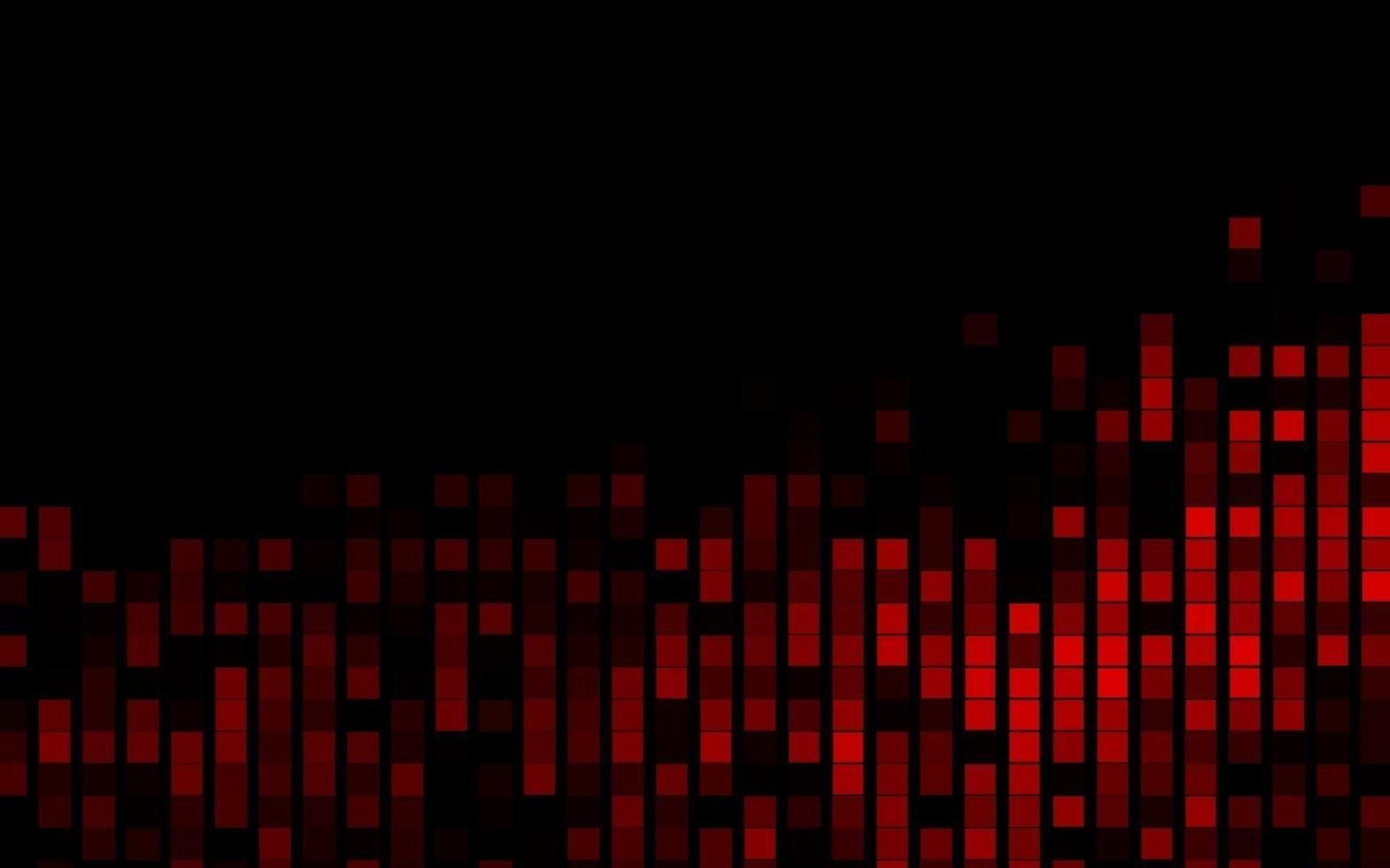 Dark Red vector background with rectangles.