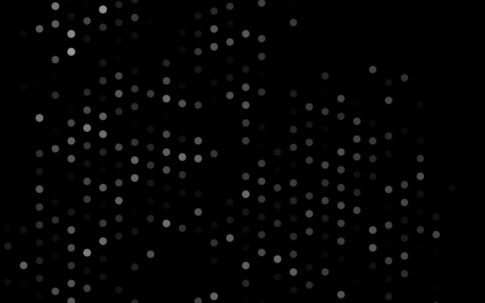 Dark Silver, Gray vector background with bubbles.