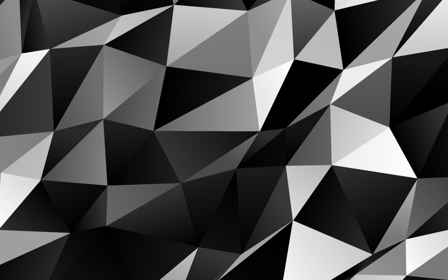 Dark Silver, Gray vector polygonal pattern.