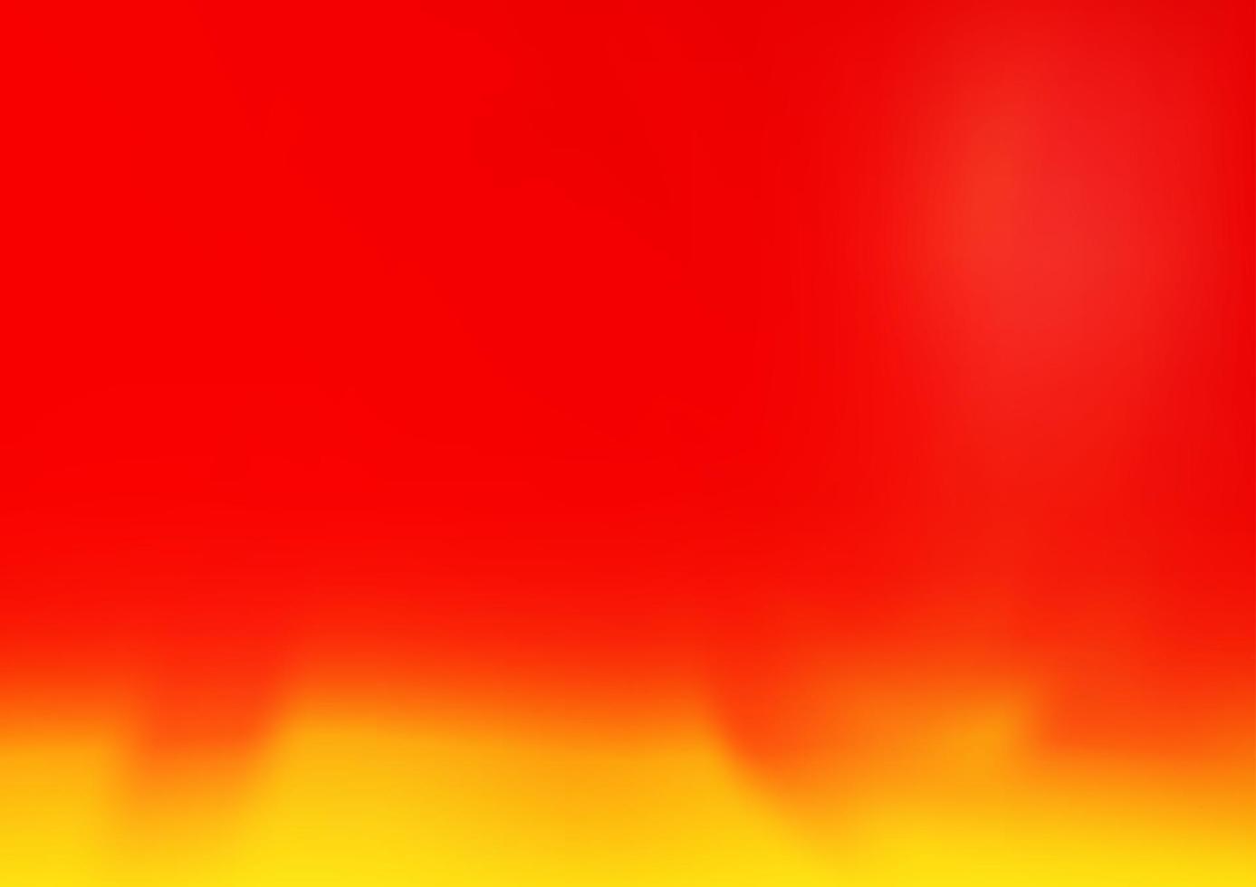 Light Red, Yellow vector blurred and colored background.